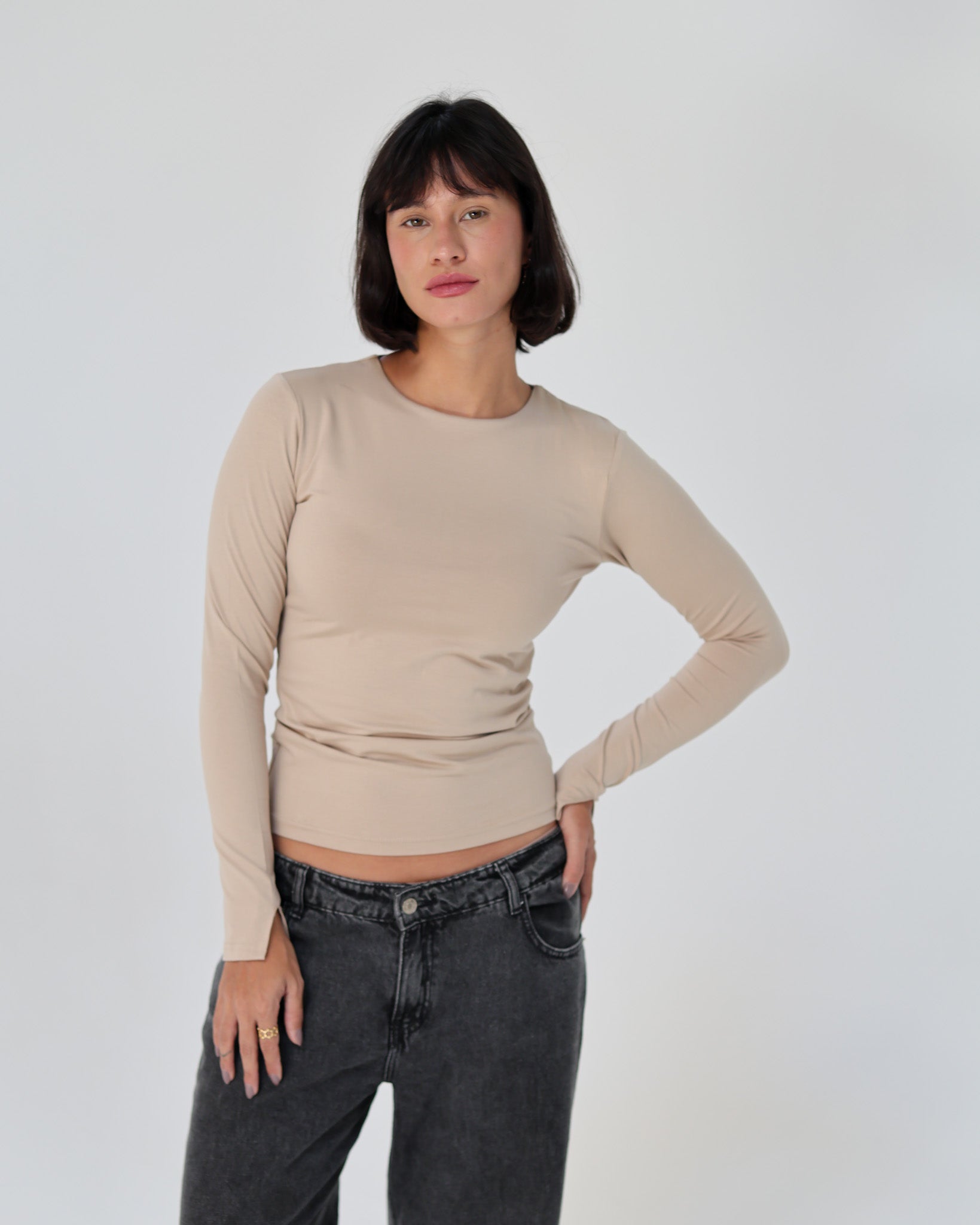 Full Sleeve Basic - Beige