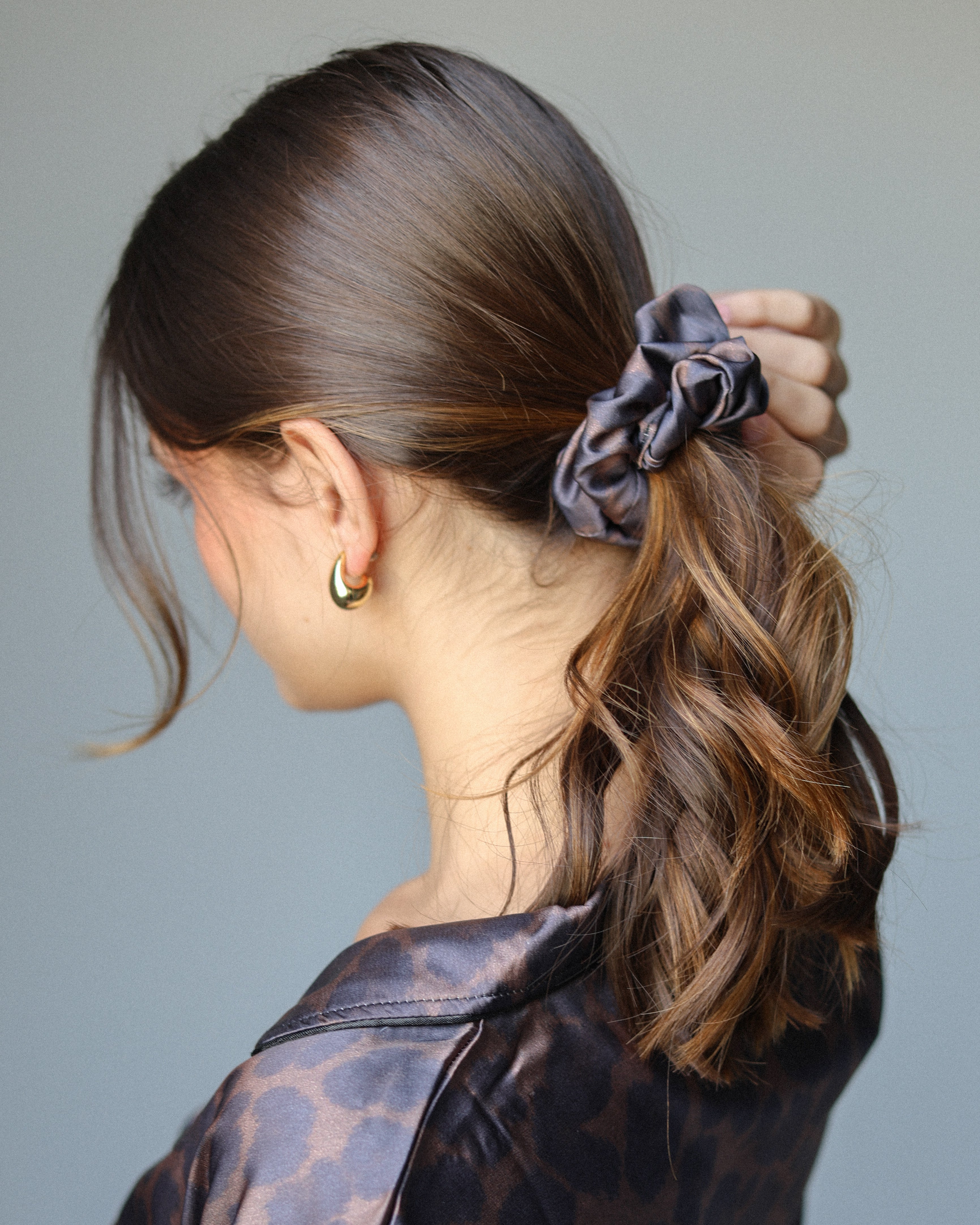 Leopard Scrunchie