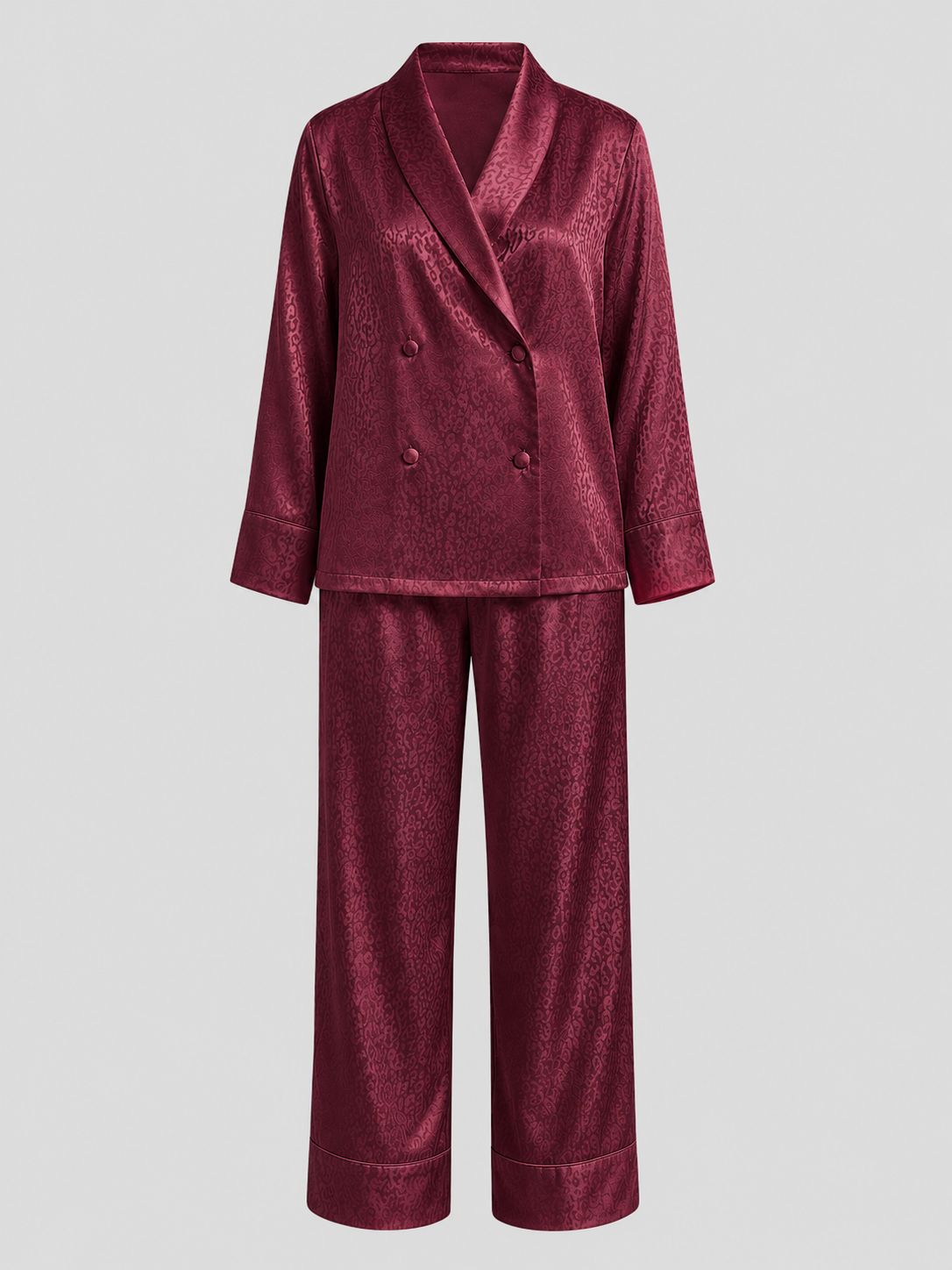 Wild Pijama In Burgundy